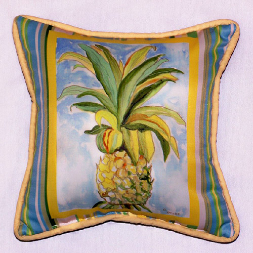 Pineapple Small Outdoor-Indoor Pillow 12"x12"