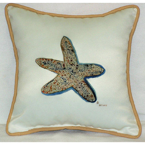 Starfish Small Outdoor-Indoor Pillow 12"x12"