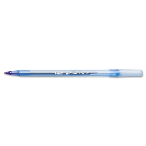 Picture of Bic BICGSM11BE Bic Stick Pens Medium Blue