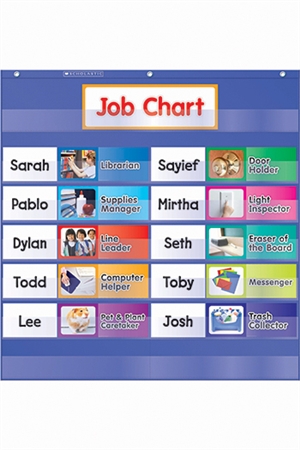 Picture of Teachers Friend TF-5103 Class Jobs Pocket Chart Gr K-5
