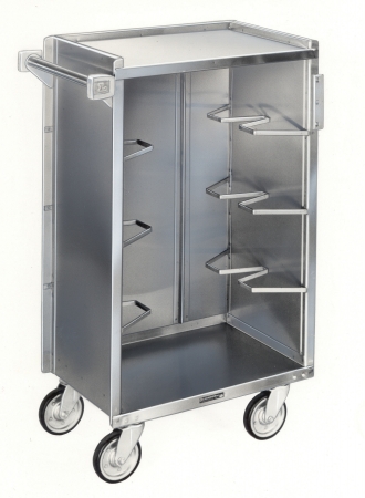 Picture of Lakeside 790 Enclosed Bussing Cart- stainless steel- 4-shelves