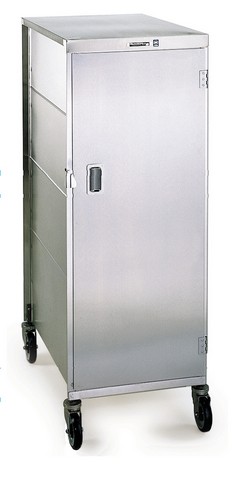 Compact Tray Delivery Cart - Stainless Steel