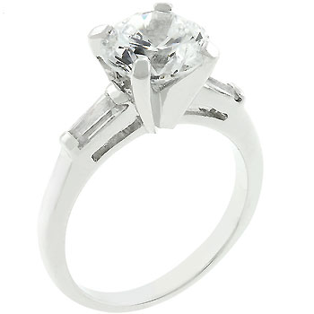 Picture of Sunrise Wholesale J2916 10 White Gold Engagement Ice Ring