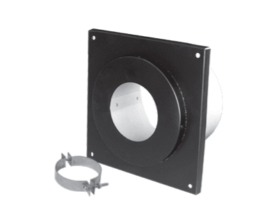 Lindeman PelletVent Pro Ceiling Support - 3" Dia, 1" Dia