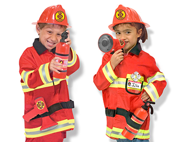 Picture of Lights Camera Interaction Lci4834 Role Play Fire Chief Costume Set