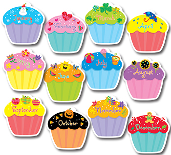 Picture of Creative Teaching Press Ctp5938 Cupcakes Jumbo Cut Outs