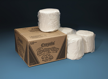 Picture of Crayola Llc Formerly Binney & Smith Bin575001 Crayola Air Dry Clay 25 Pound Pk White