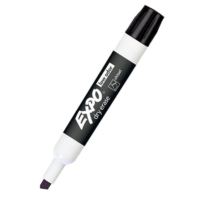 Newell Corporation San80001 Expo 2 Low Odor Dry Erase Marker Chisel Tip Black
