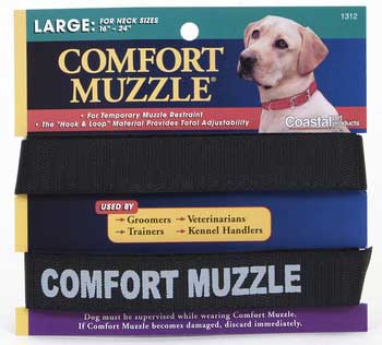 Picture of Coastal Pet Products DCP1312 Fabric Hook and Eye Comfort Muzzle
