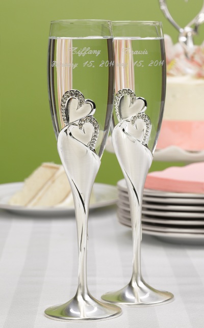 Hortense B Hewitt 10005 Sparkling Love Flutes