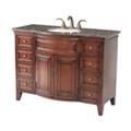 Stufurhome GM-5115-48-BB 48 in. Yorktown Single Sink Vanity with Baltic Brown Granite Top Stufurhome GM-5115-48-BB 48 in. Yorktown Single Sink Vanity with Baltic Brown Granite Top