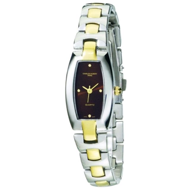Charles-Hubert- Paris Womens Two-Tone Quartz Watch #6745-T