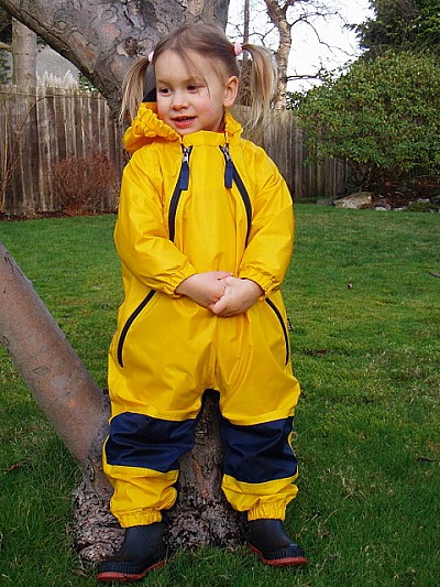 Picture of Tuffo LLC MBY-002 Muddy Buddy Waterproof Rain Suit- Yellow- Size 18mo.