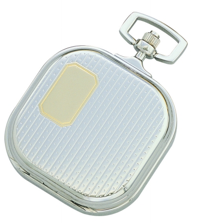 Picture of Charles-Hubert- Paris Brass Two-Tone Quartz Hunter Case Pocket Watch #3555