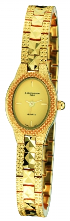 Picture of Charles-Hubert- Paris Womens Gold-Plated Quartz Watch #6761