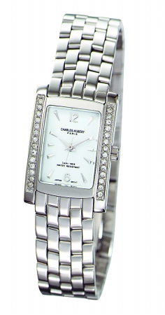 Picture of Charles-Hubert- Paris Womens Crystal Quartz Watch #6666-WM