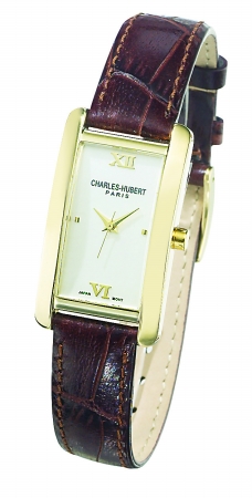 Picture of Charles-Hubert- Paris Womens Gold-Plated Quartz Watch #6670-G