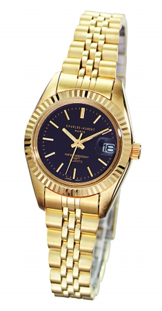 Picture of Charles-Hubert- Paris Womens Gold-Plated Quartz Watch #6597-B