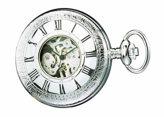 Picture of Charles-Hubert- Paris Brass Mechanical Hunter Case Pocket Watch #3804