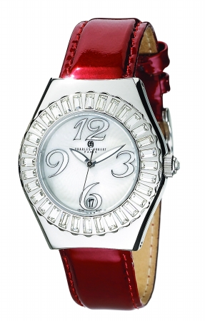 Picture of Charles-Hubert- Paris Crystal Stainless Steel Case Quartz Watch #3763-L