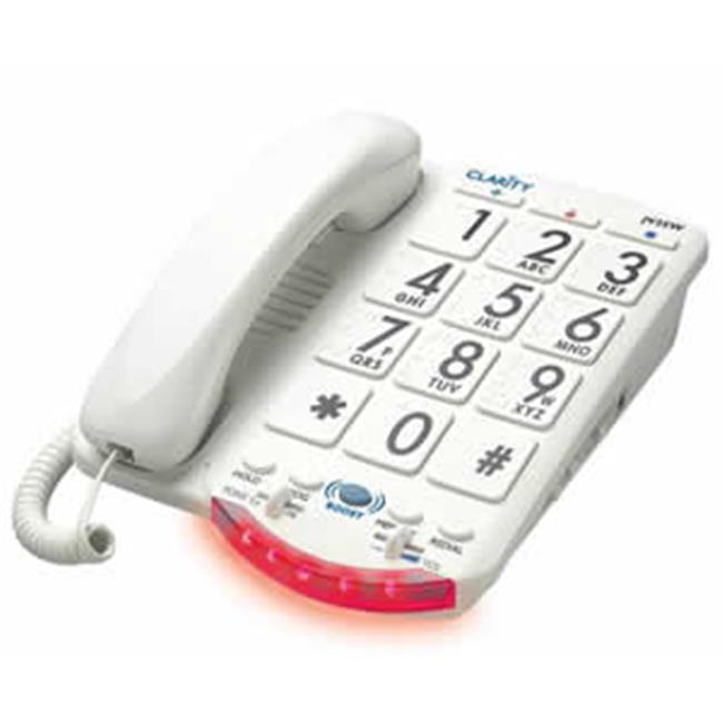 Clarity CLARITY-JV-35W Amplified Big Button Phone White Keys