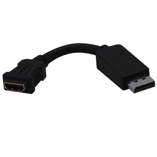 6-inch DisplayPort Male to HDMI Female Adapter