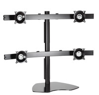 Picture of Chief Manufacturing KTP445B Widescreen Quad Monitor Table Stand
