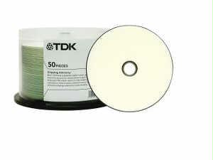 Picture of TDK 48944 Cd-R Bulk 80 Min 52X White Spindle
