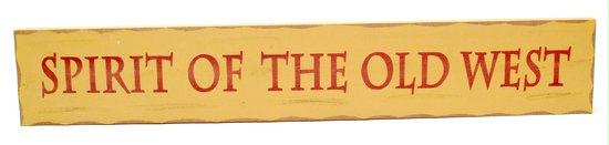 Picture of IWDSC 0199-915562 Spirit of the Old West Wood Sign