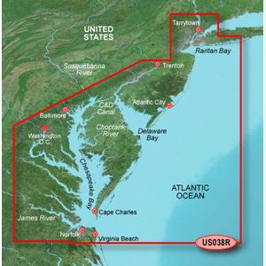 Picture of Garmin Bluechart G2 - Vus038R - New York To Chesepeake - Vision Microsd & Sd