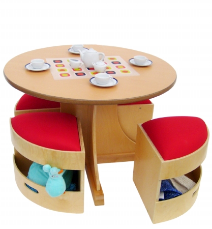 Picture of A+ Childsupply M9001 Circular Table with 4 Stools