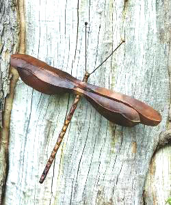 Picture of Ancient Graffiti ANCIENTAG1020 Dragonfly - Wall-Mount - Copper Plated Metal