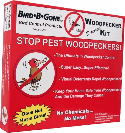 Picture of Bird B Gone Inc. BBGMMWPKRKIT Woodpecker Repeller Kit