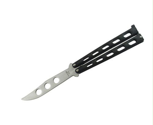 Picture of BearSons 5 Inch Black Butterfly Trainer Knife 