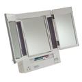 Jerdon JGL9W 5X Magnification Tri-fold Lighted Mirror Jerdon JGL9W 5X Magnification Tri-fold Lighted Mirror