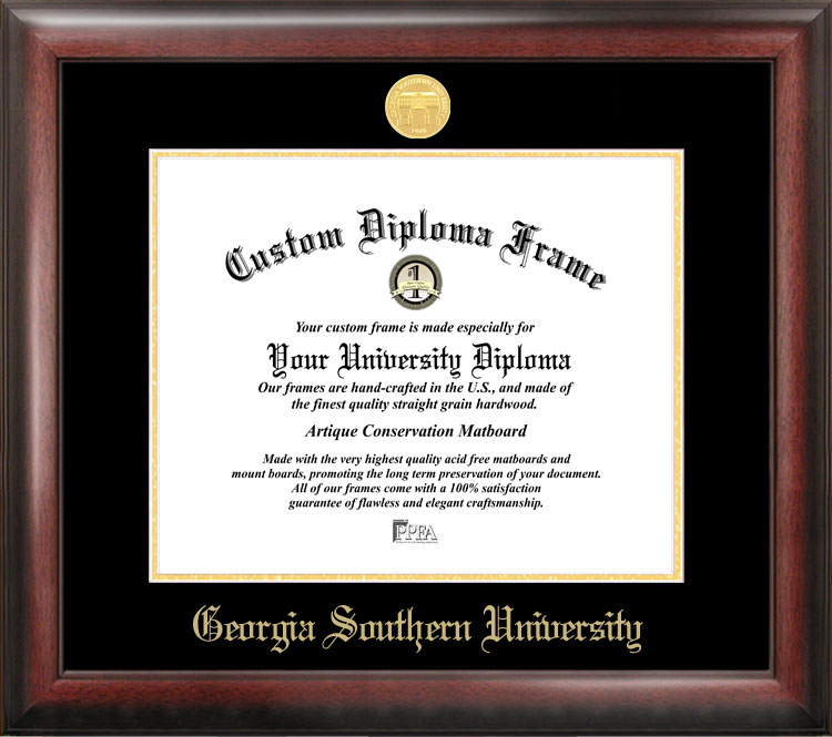Picture of Georgia Southern Gold Embossed Diploma Frame