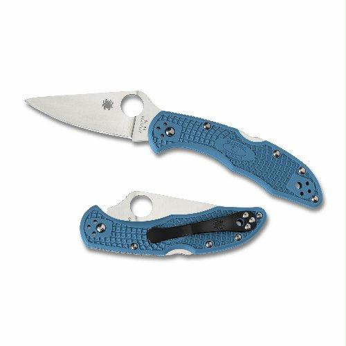 Delica Flat Ground Pln Blue FRN -  SPYDERCO, c11fpbl