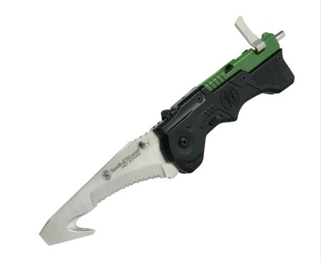 911n First Response Recue Tool Stainless Steel Folding Knife with MAGIC Assisted Opening
