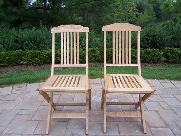 Oakland Living Corporation WC-95-WD Folding Event Wooden Chairs