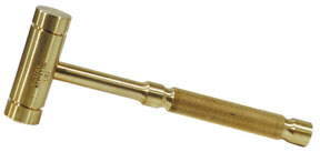 K Tool 71783 Brass Hammer, 48 Oz, Head and Handle are Solid Brass, Non-Sparking