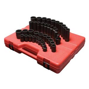 39Pc .5 Inch Dr Metric Master Impact Socket Set