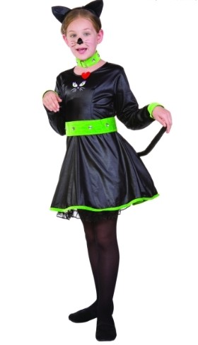 Picture of RG Costumes 91286-L Kittie Cat Child Costume - Size L