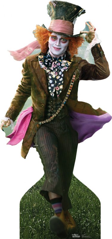Picture of Advanced Graphics 131 Johnny Depp As Mad Hatter Life-Sized Cardboard Stand-Up