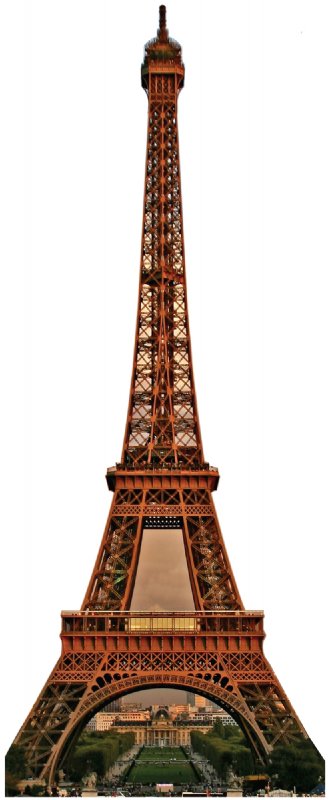 Picture of Advanced Graphics 150 Eiffel Tower Cardboard Stand-Up