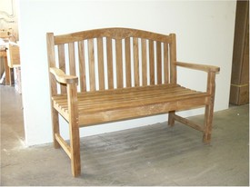 Picture of Anderson Teak BH-050RS 50 Inch Round Rose Bench