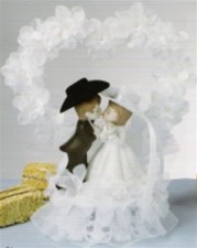 Picture of Ivy Lane Design 70-571 Cake Top Iridescent Arch - White