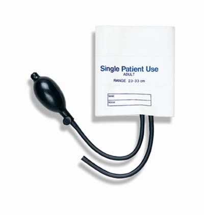Picture of Mabis 06-214-191 Single-Patient Use Two-Tube Inflation System - Adult White - Box of 5