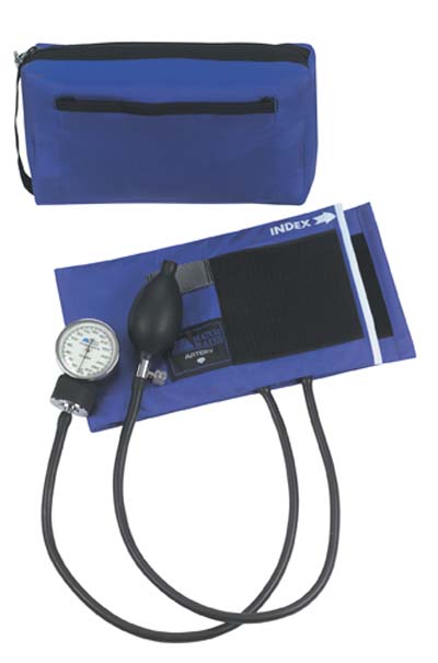 Picture of Mabis 01-160-211 MatchMates Aneroid Sphygmomanometer Kit - Royal Blue