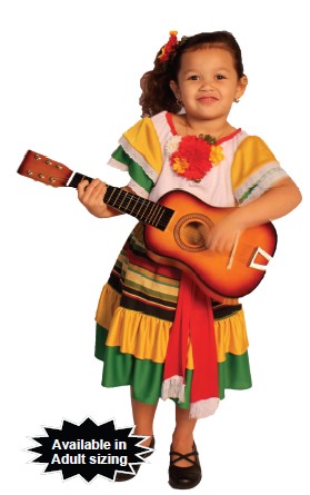 484 - T2 Mexican Dancer Costume