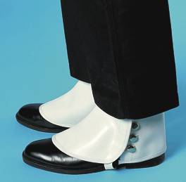 Picture of Franco American Novelty 31217-08 Vinyl Spats Deluxe - White